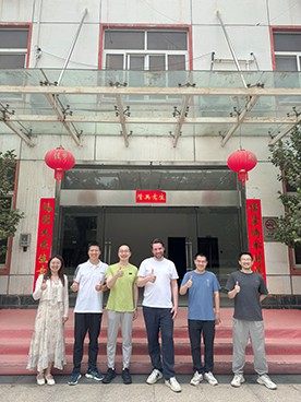 Norwegian Clients Visit Wuhan Line Power Composite Insulator Production Base