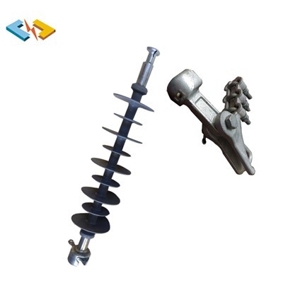 Polymer Insulator With Suspension Clamp